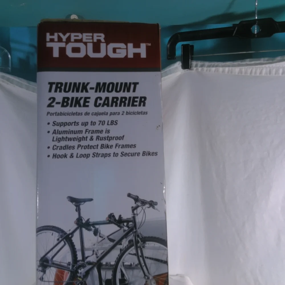 Hyper Tough Trunk-Mount 2-Bike Carrier - Black